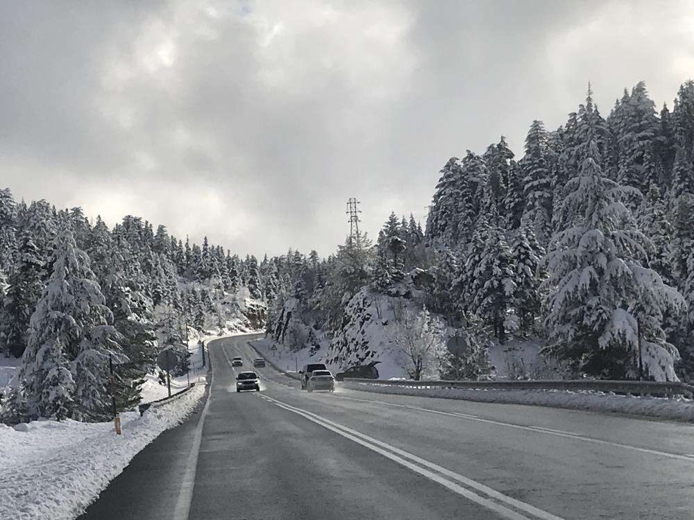25 santim kar yağdığını duyan Konya yoluna akın etti 13